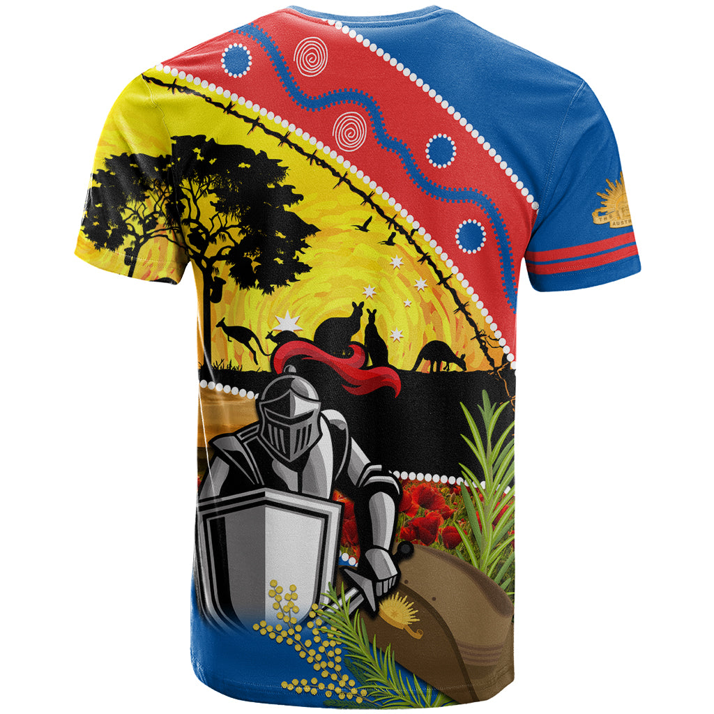 Knights Rugby ANZAC Day T Shirt Novocastrians Mascot Rosemary Starry Night