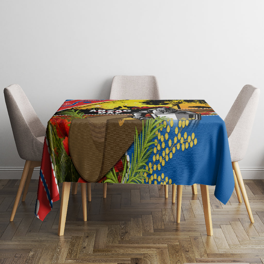 Knights Rugby ANZAC Day Tablecloth Novocastrians Mascot Rosemary Starry Night