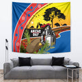 Knights Rugby ANZAC Day Tapestry Novocastrians Mascot Rosemary Starry Night