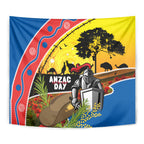 Knights Rugby ANZAC Day Tapestry Novocastrians Mascot Rosemary Starry Night