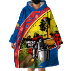 Knights Rugby ANZAC Day Wearable Blanket Hoodie Novocastrians Mascot Rosemary Starry Night