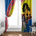 Knights Rugby ANZAC Day Window Curtain Novocastrians Mascot Rosemary Starry Night