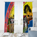 Knights Rugby ANZAC Day Window Curtain Novocastrians Mascot Rosemary Starry Night