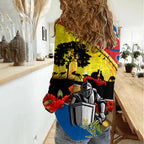 Knights Rugby ANZAC Day Women Casual Shirt Novocastrians Mascot Rosemary Starry Night