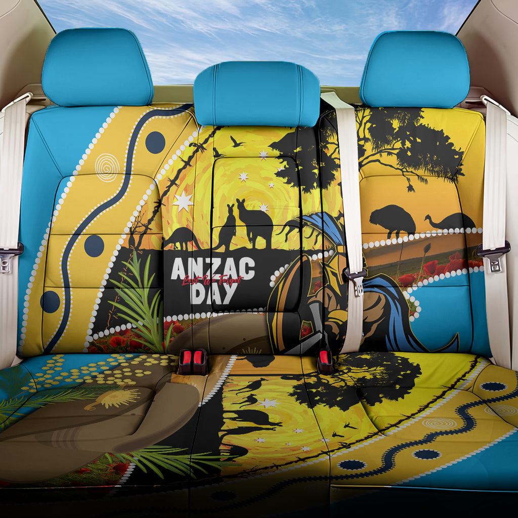 Titans Rugby ANZAC Day Back Car Seat Cover GLD Mascot Rosemary Starry Night