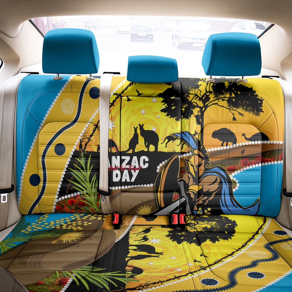 Titans Rugby ANZAC Day Back Car Seat Cover GLD Mascot Rosemary Starry Night