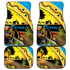 Titans Rugby ANZAC Day Car Mats GLD Mascot Rosemary Starry Night