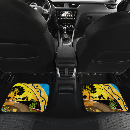 Titans Rugby ANZAC Day Car Mats GLD Mascot Rosemary Starry Night