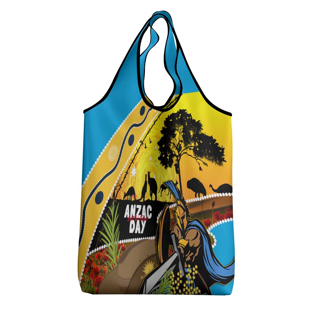 Titans Rugby ANZAC Day Grocery Bag GLD Mascot Rosemary Starry Night