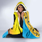 Titans Rugby ANZAC Day Hooded Blanket GLD Mascot Rosemary Starry Night