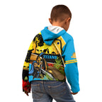 Titans Rugby ANZAC Day Kid Hoodie GLD Mascot Rosemary Starry Night