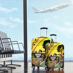 Titans Rugby ANZAC Day Luggage Cover GLD Mascot Rosemary Starry Night