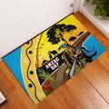Titans Rugby ANZAC Day Rubber Doormat GLD Mascot Rosemary Starry Night