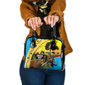 Titans Rugby ANZAC Day Shoulder Handbag GLD Mascot Rosemary Starry Night