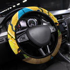 Titans Rugby ANZAC Day Steering Wheel Cover GLD Mascot Rosemary Starry Night