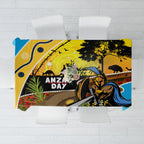 Titans Rugby ANZAC Day Tablecloth GLD Mascot Rosemary Starry Night