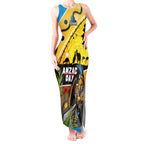 Titans Rugby ANZAC Day Tank Maxi Dress GLD Mascot Rosemary Starry Night