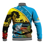 Sharks Rugby ANZAC Day Baseball Jacket Sharkies Rosemary Starry Night