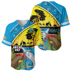 Sharks Rugby ANZAC Day Baseball Jersey Sharkies Rosemary Starry Night