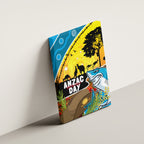 Sharks Rugby ANZAC Day Canvas Wall Art Sharkies Rosemary Starry Night
