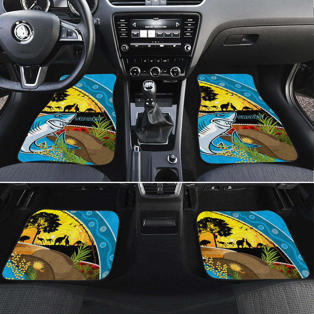 Sharks Rugby ANZAC Day Car Mats Sharkies Rosemary Starry Night