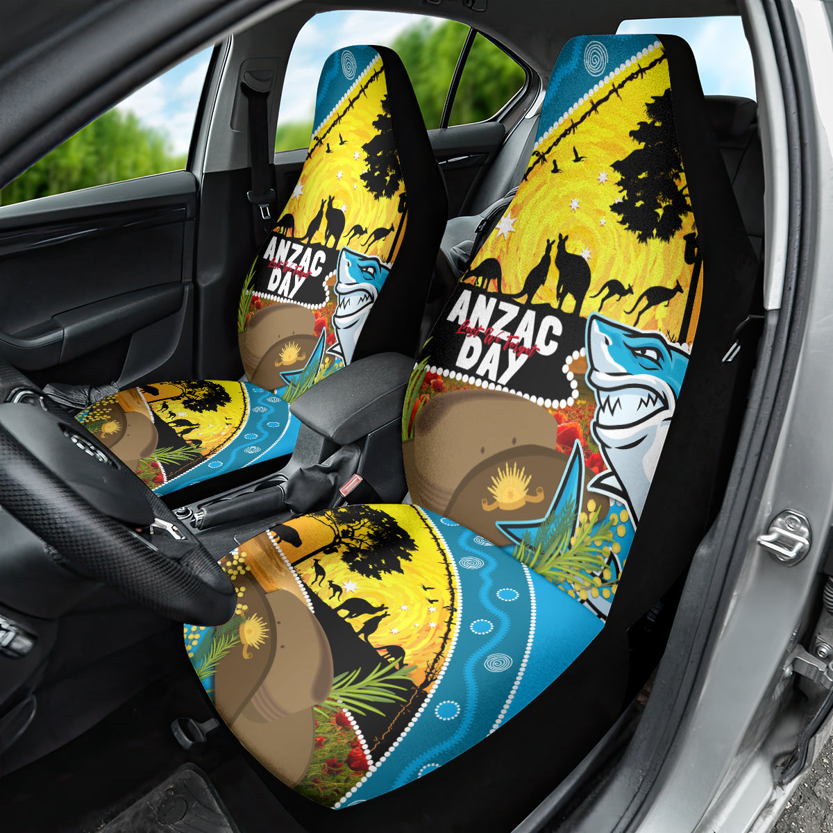 Sharks Rugby ANZAC Day Car Seat Cover Sharkies Rosemary Starry Night