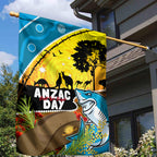 Sharks Rugby ANZAC Day Garden Flag Sharkies Rosemary Starry Night