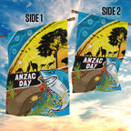 Sharks Rugby ANZAC Day Garden Flag Sharkies Rosemary Starry Night