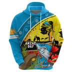 Sharks Rugby ANZAC Day Hoodie Sharkies Rosemary Starry Night