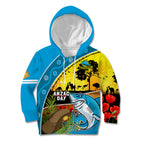 Sharks Rugby ANZAC Day Kid Hoodie Sharkies Rosemary Starry Night