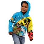 Sharks Rugby ANZAC Day Kid Hoodie Sharkies Rosemary Starry Night