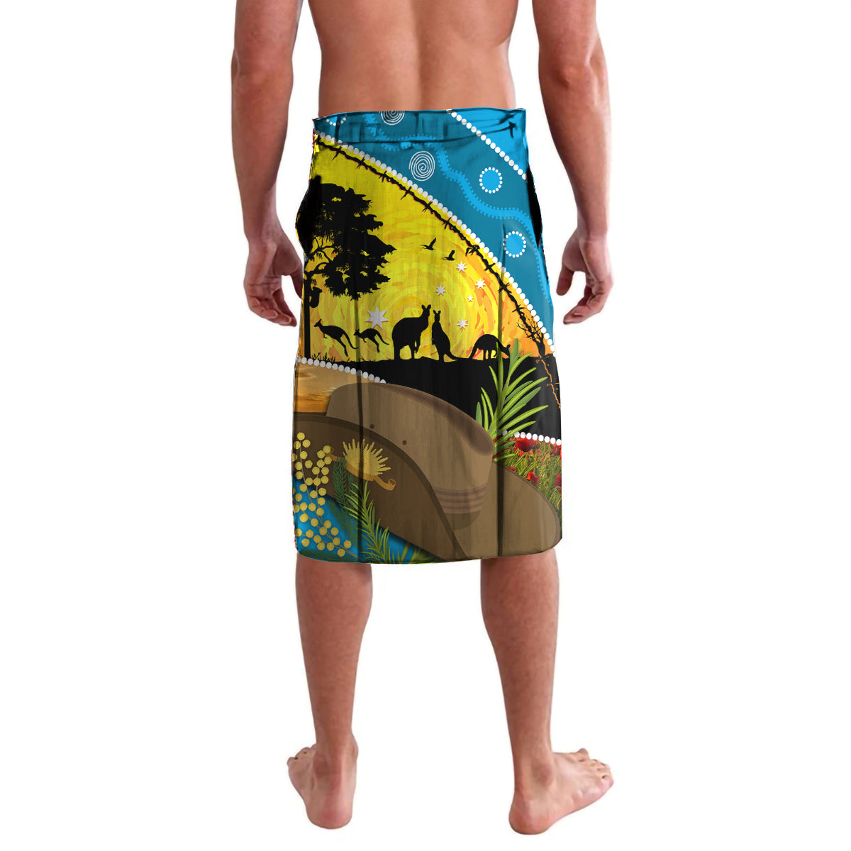Sharks Rugby ANZAC Day Lavalava Sharkies Rosemary Starry Night