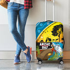 Sharks Rugby ANZAC Day Luggage Cover Sharkies Rosemary Starry Night