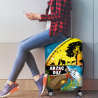 Sharks Rugby ANZAC Day Luggage Cover Sharkies Rosemary Starry Night
