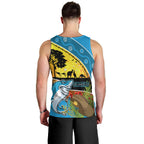 Sharks Rugby ANZAC Day Men Tank Top Sharkies Rosemary Starry Night