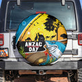 Sharks Rugby ANZAC Day Spare Tire Cover Sharkies Rosemary Starry Night
