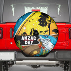 Sharks Rugby ANZAC Day Spare Tire Cover Sharkies Rosemary Starry Night