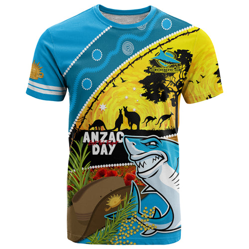 Sharks Rugby ANZAC Day T Shirt Sharkies Rosemary Starry Night