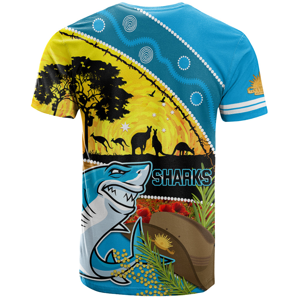 Sharks Rugby ANZAC Day T Shirt Sharkies Rosemary Starry Night
