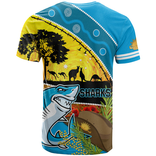 Sharks Rugby ANZAC Day T Shirt Sharkies Rosemary Starry Night