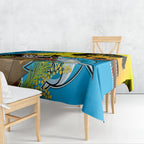 Sharks Rugby ANZAC Day Tablecloth Sharkies Rosemary Starry Night