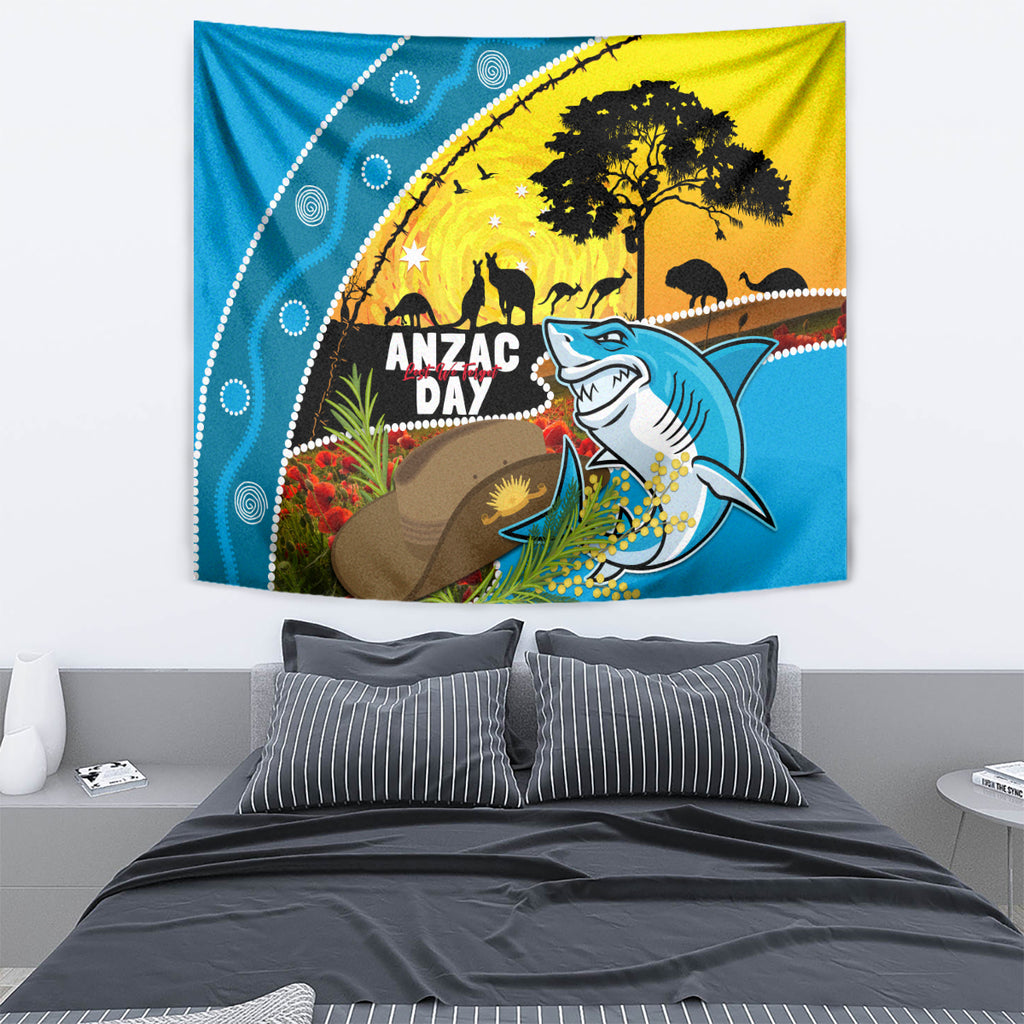 Sharks Rugby ANZAC Day Tapestry Sharkies Rosemary Starry Night