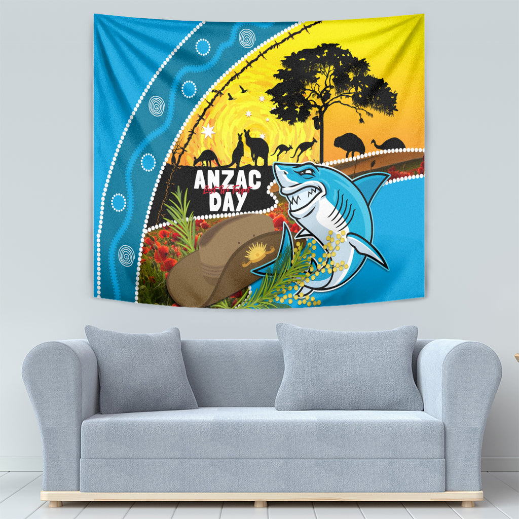 Sharks Rugby ANZAC Day Tapestry Sharkies Rosemary Starry Night