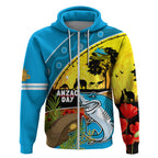 Sharks Rugby ANZAC Day Zip Hoodie Sharkies Rosemary Starry Night