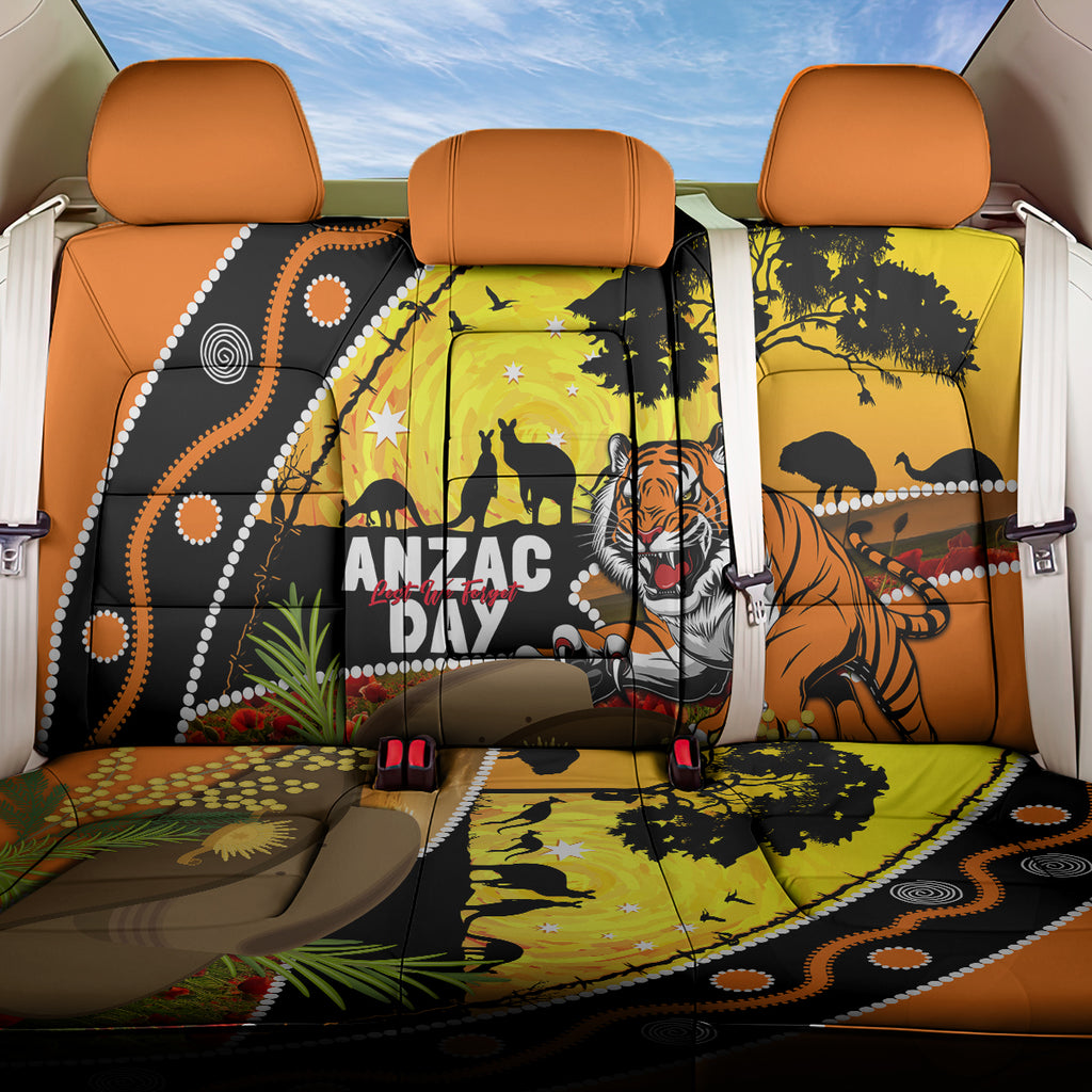 Tigers Rugby ANZAC Day Back Car Seat Cover Wests Mascot Rosemary Starry Night