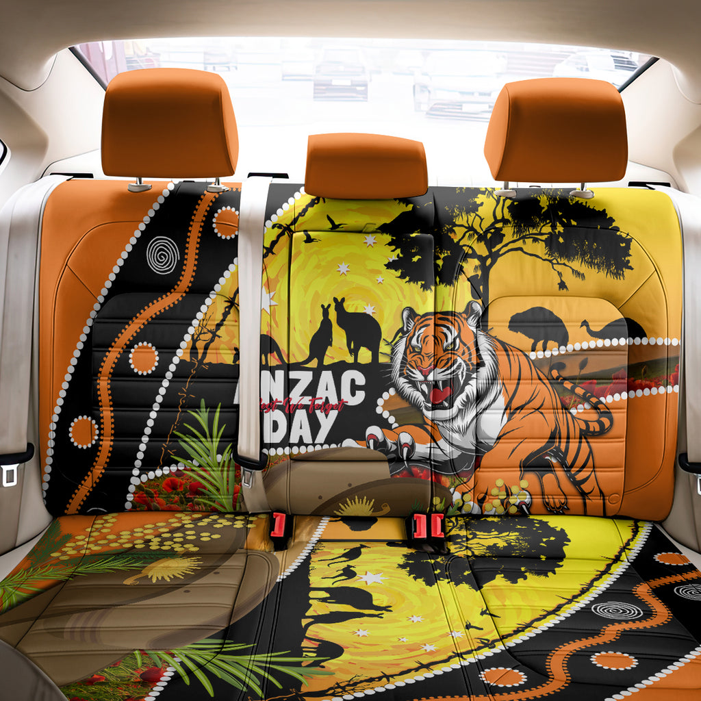 Tigers Rugby ANZAC Day Back Car Seat Cover Wests Mascot Rosemary Starry Night