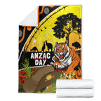 Tigers Rugby ANZAC Day Blanket Wests Mascot Rosemary Starry Night