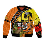 Tigers Rugby ANZAC Day Bomber Jacket Wests Mascot Rosemary Starry Night