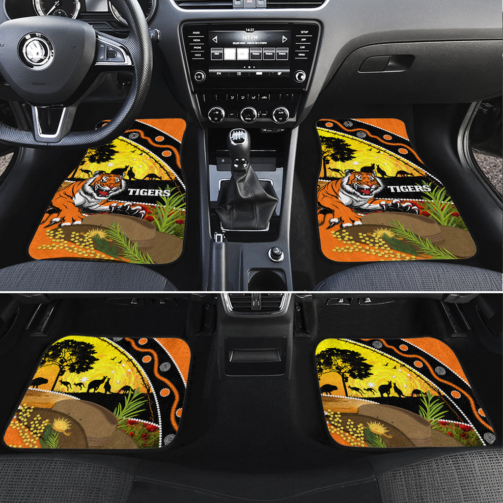 Tigers Rugby ANZAC Day Car Mats Wests Mascot Rosemary Starry Night