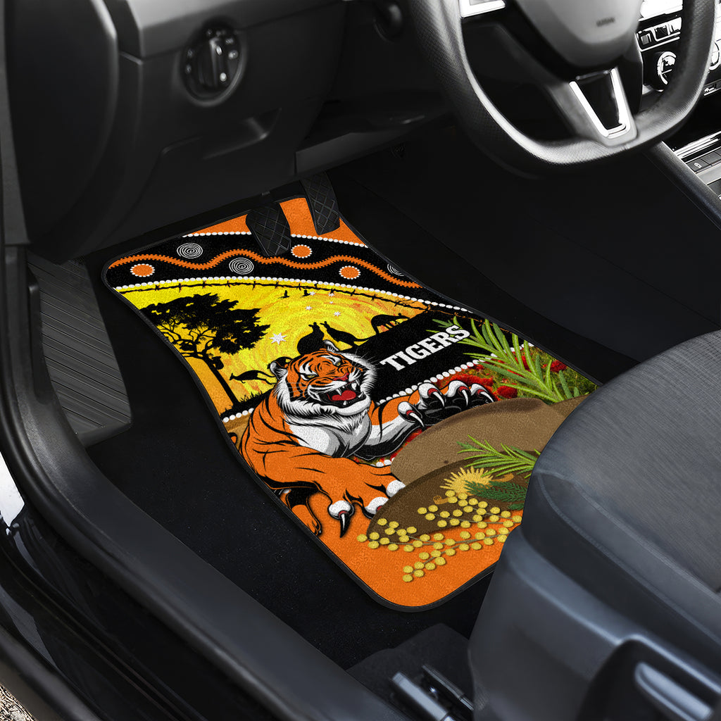 Tigers Rugby ANZAC Day Car Mats Wests Mascot Rosemary Starry Night